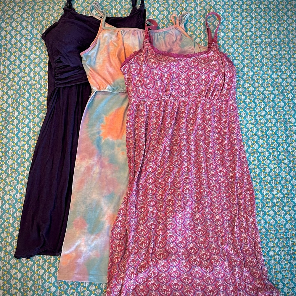 Maternity Nursing Clip-Down Nightgown Set